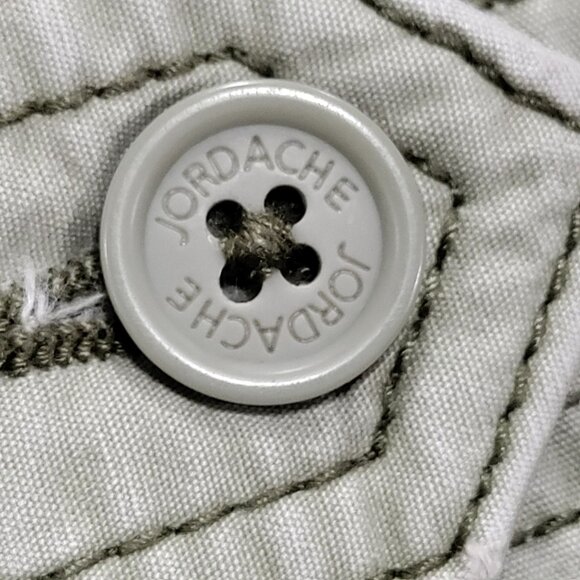 Jordache Vintage Twee Extra Low Cargo Capri Pants Embroidered Women's Size 6 - Picture 6 of 13